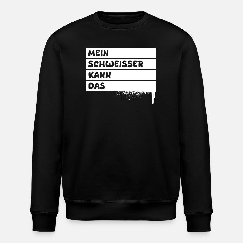 Schweisser als Beruf - Stanley/Stella Unisex Bio-Sweatshirt ROLLER - Schwarz