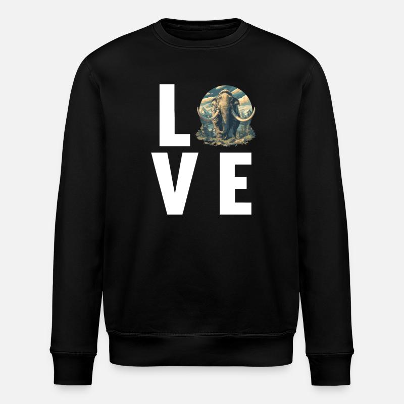 Mammoths Mammoth - Stanley/Stella ROLLER Unisex Organic Sweatshirt - black