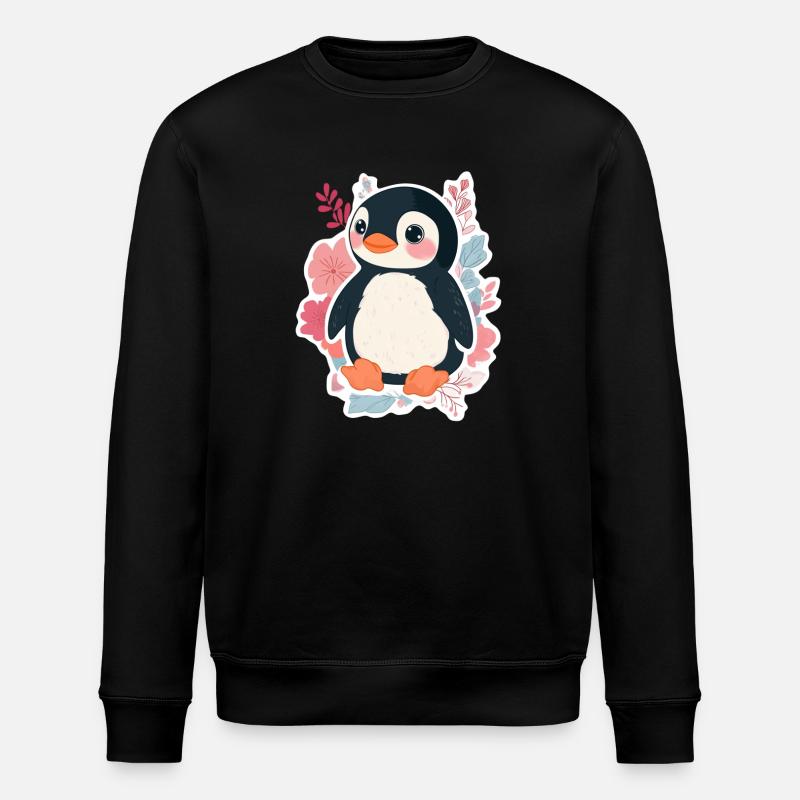Pinguin - Stanley/Stella Unisex Bio-Sweatshirt ROLLER - Schwarz