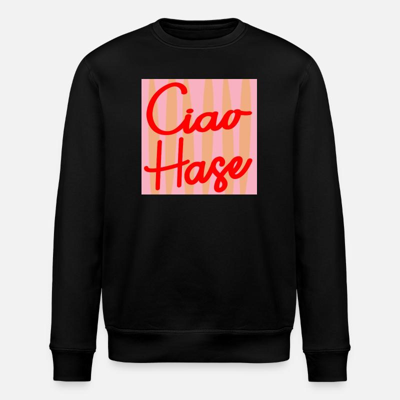 CIAO HAR SELVVERD - Stanley/Stella ROLLER økologisk unisex-sweatshirt - svart