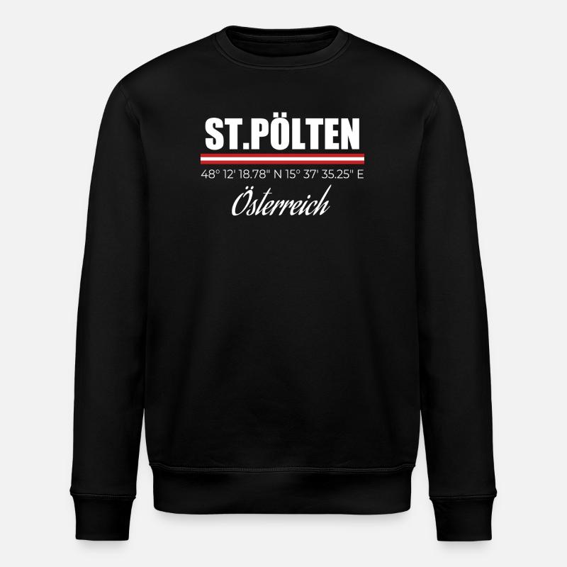 Saint-Pölten - Sweat bio ROLLER Stanley/Stella Unisexe - noir
