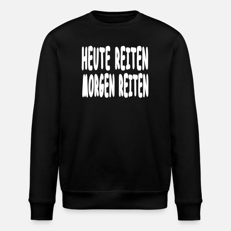 Chevaux - Sweat bio ROLLER Stanley/Stella Unisexe - noir