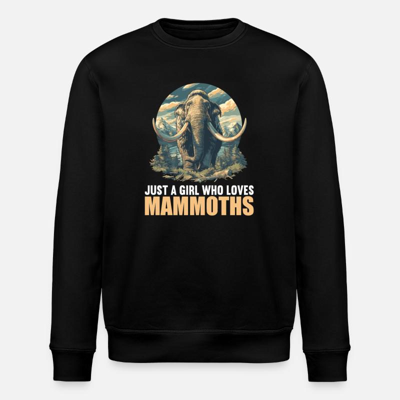 Mammoths Mammoth - Stanley/Stella ROLLER Unisex Organic Sweatshirt - black