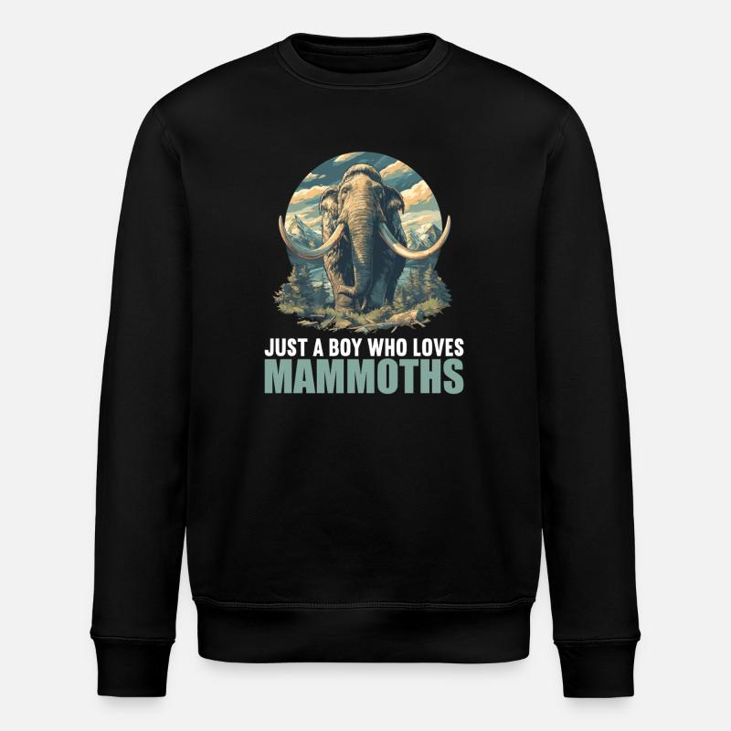 Mammoths Mammoth - Stanley/Stella ROLLER Unisex Organic Sweatshirt - black