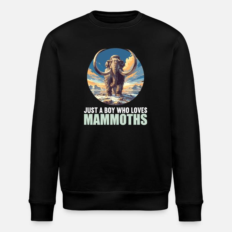 Mammoths Mammoth - Stanley/Stella ROLLER Unisex Organic Sweatshirt - black