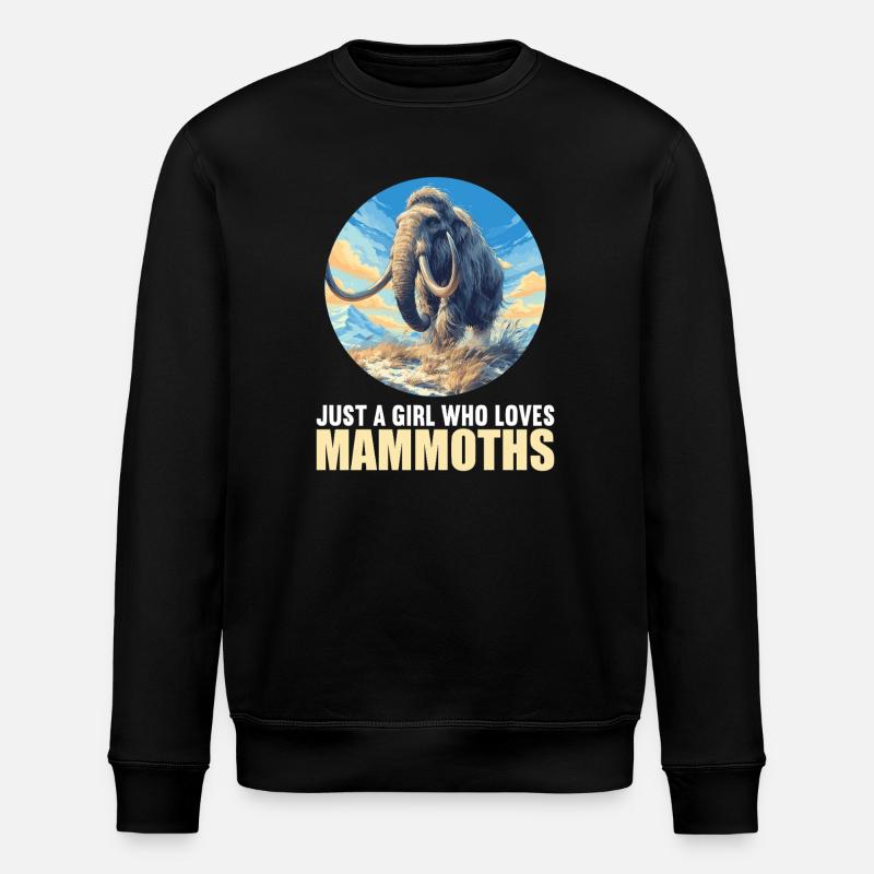 Mammoths Mammoth - Stanley/Stella ROLLER Unisex Organic Sweatshirt - black