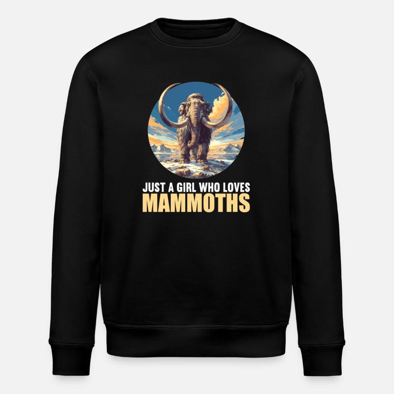 Mammoths Mammoth - Stanley/Stella ROLLER Unisex Organic Sweatshirt - black
