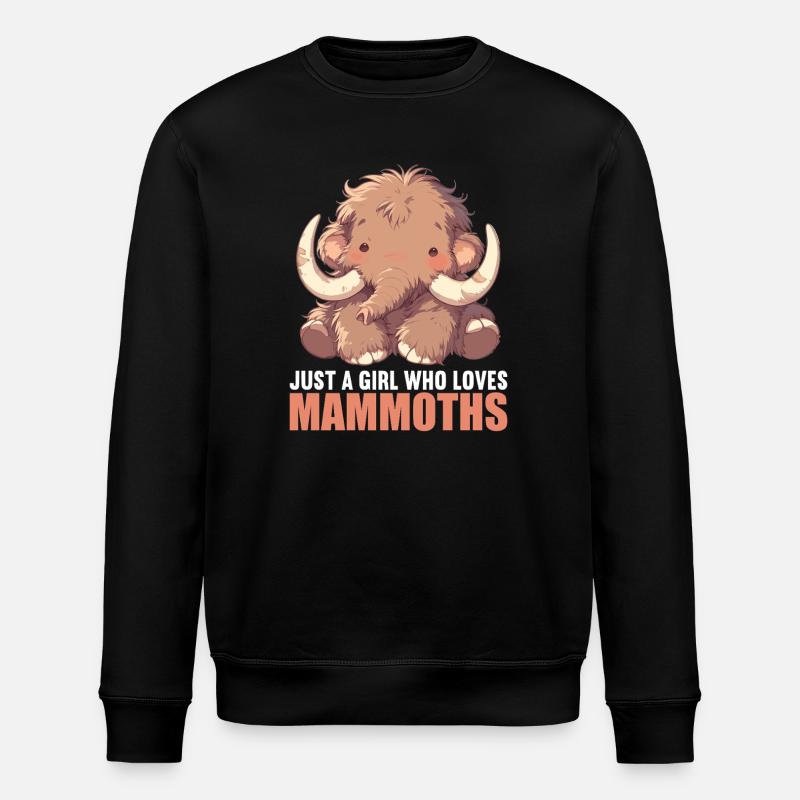 Mammoths Mammoth - Stanley/Stella ROLLER Unisex Organic Sweatshirt - black