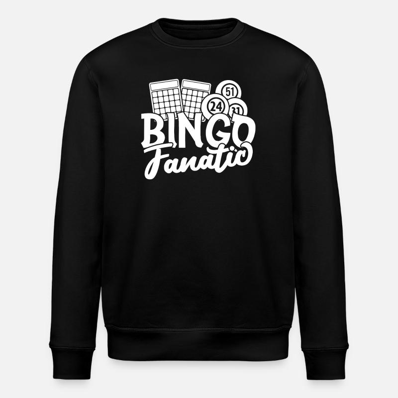 Joueur de bingo fanatique bingo - Sweat bio ROLLER Stanley/Stella Unisexe - noir