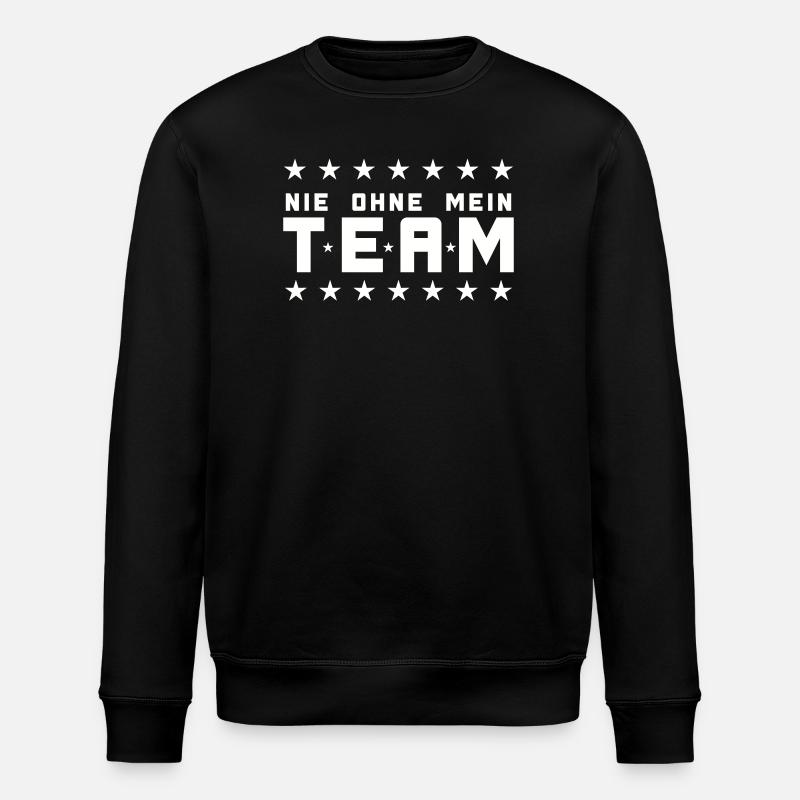 Mein Team - Stanley/Stella Unisex Bio-Sweatshirt ROLLER - Schwarz