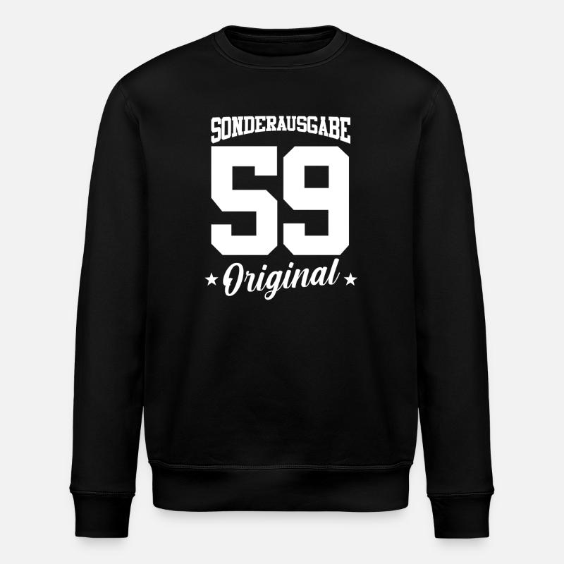 59 Anniversaire - Sweat bio ROLLER Stanley/Stella Unisexe - noir