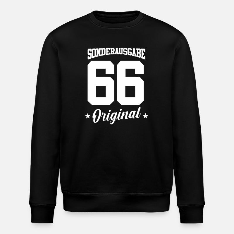 66 Anniversaire - Sweat bio ROLLER Stanley/Stella Unisexe - noir
