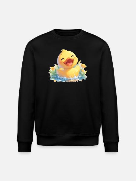 Ducks Duck - Stanley/Stella ROLLER Unisex Organic Sweatshirt - black