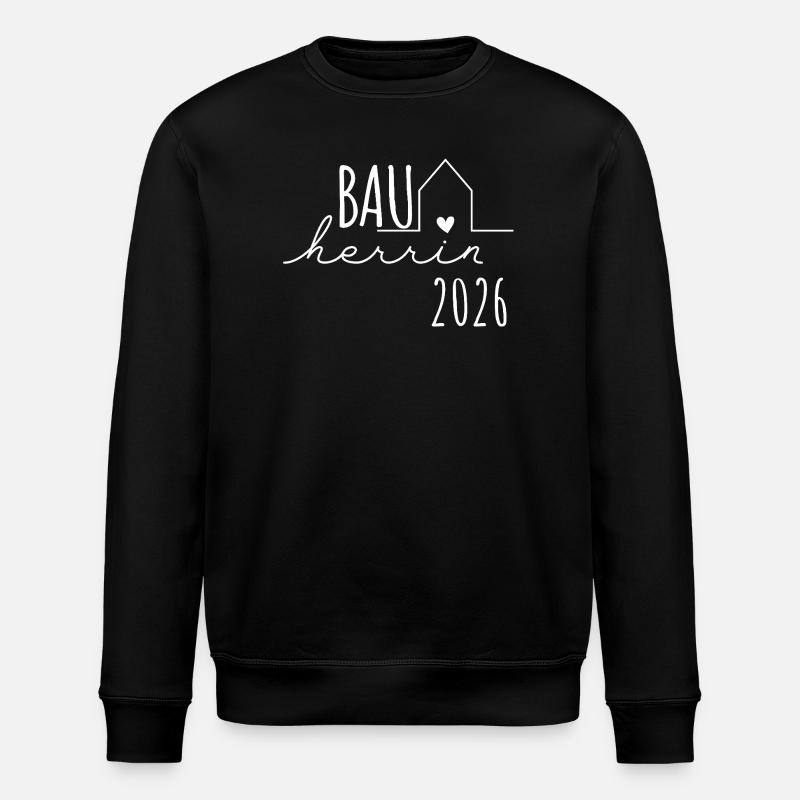 Constructeur 2026 - Builders Partnerlook Hausbau - Sweat bio ROLLER Stanley/Stella Unisexe - noir