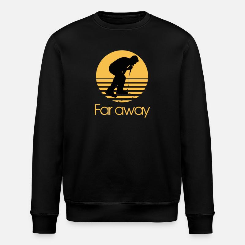 FAR AWAY - SINGER - Sweat bio ROLLER Stanley/Stella Unisexe - noir