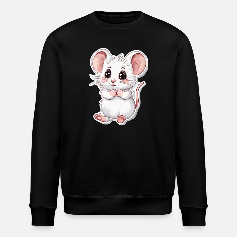 souris - Sweat bio ROLLER Stanley/Stella Unisexe - noir