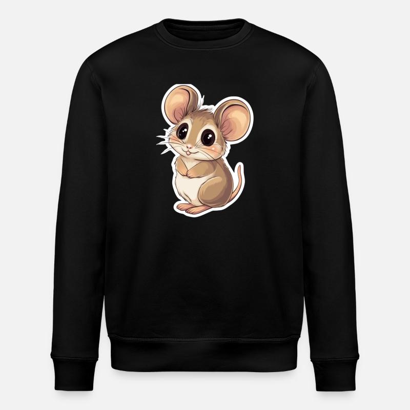 souris - Sweat bio ROLLER Stanley/Stella Unisexe - noir