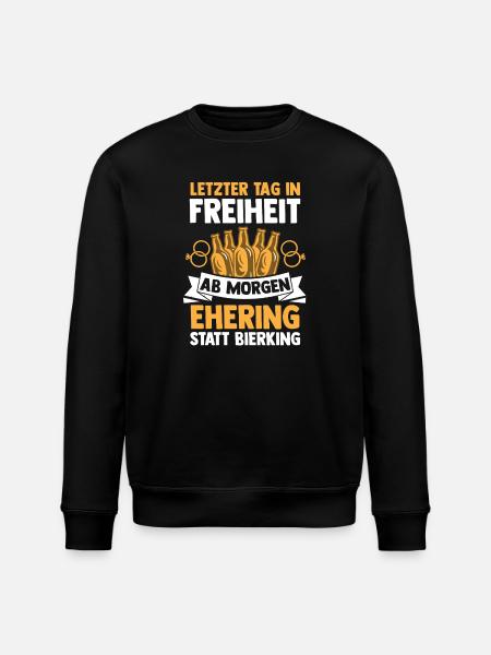 Bräutigam Polterabend Junggesellenabschied - Stanley/Stella Unisex Bio-Sweatshirt ROLLER - Schwarz