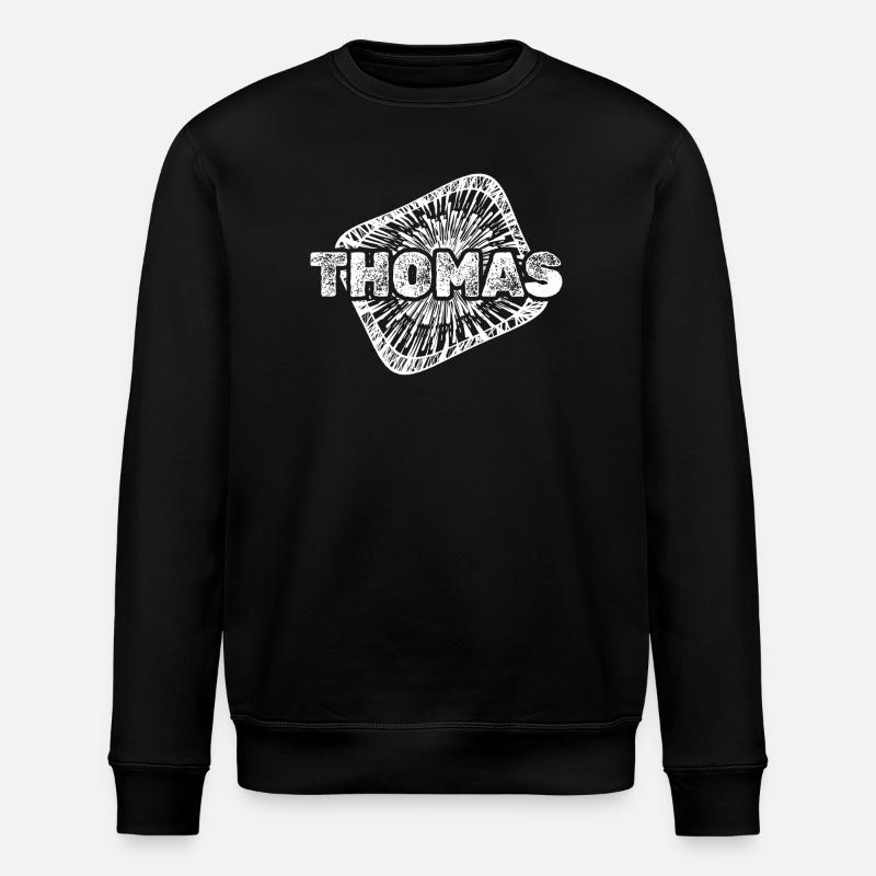 Geburt Thomas - Stanley/Stella Unisex Bio-Sweatshirt ROLLER - Schwarz
