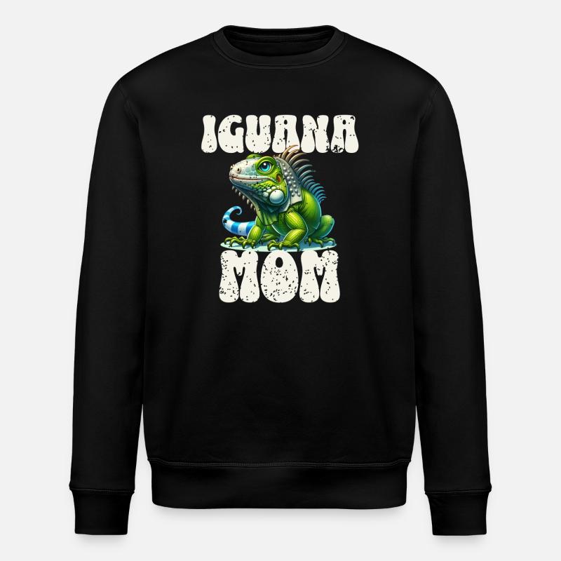 Leguan - Stanley/Stella Unisex Bio-Sweatshirt ROLLER - Schwarz