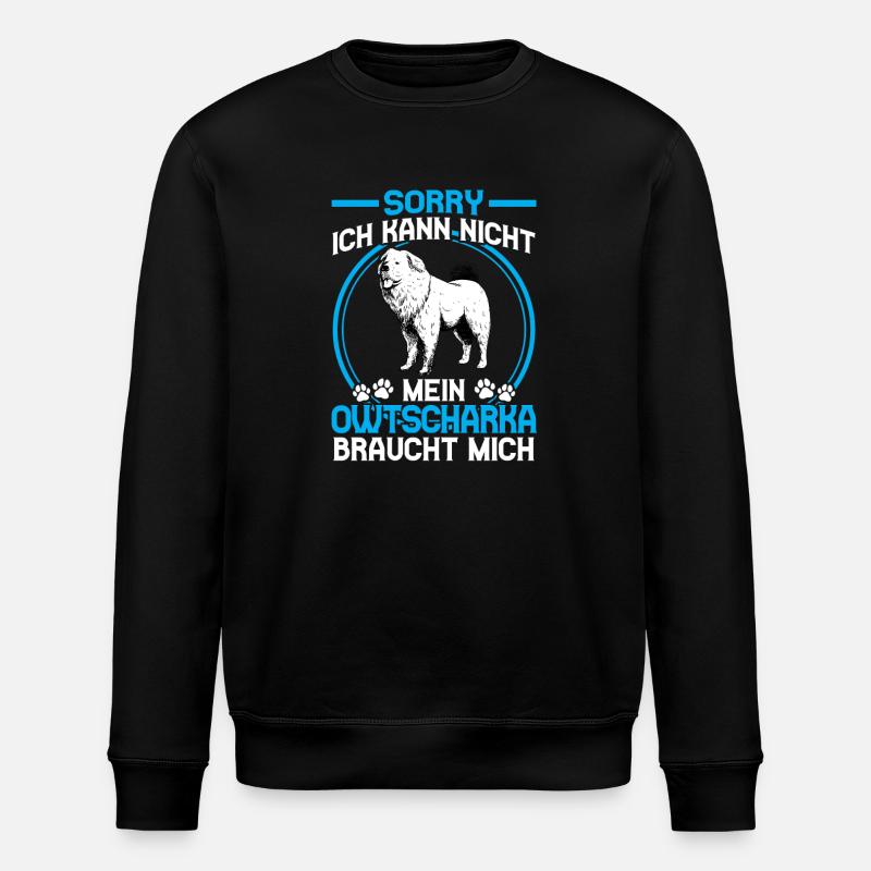 Caucasian Ovcharka needs me - Stanley/Stella ROLLER Unisex Organic Sweatshirt - black