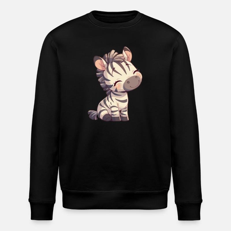 Zebras Zebra - Stanley/Stella Unisex Bio-Sweatshirt ROLLER - Schwarz