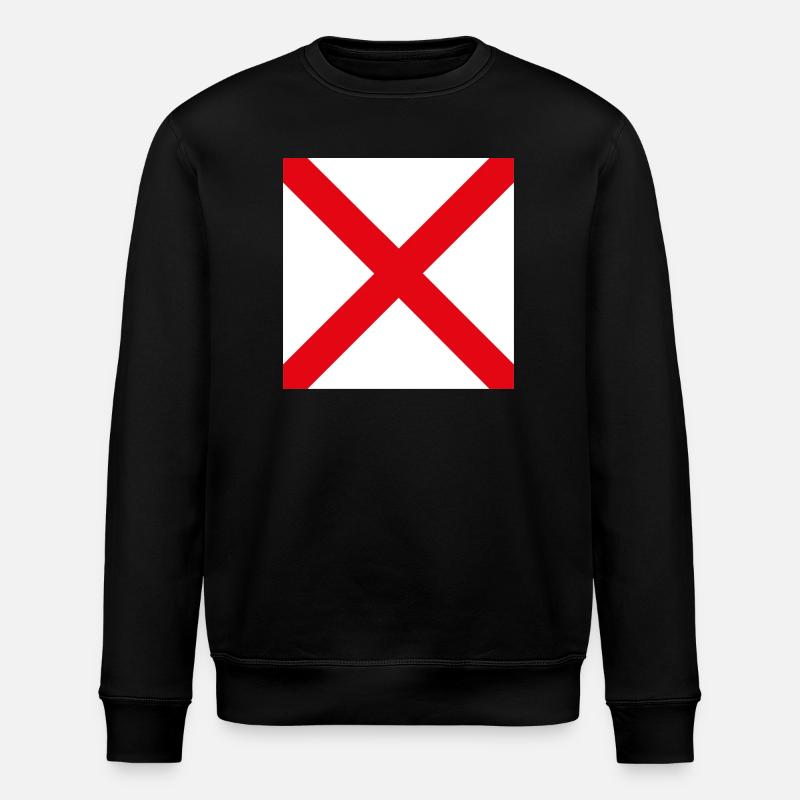 I_Require_Assistance_Flag - Stanley/Stella Unisex Bio-Sweatshirt ROLLER - Schwarz