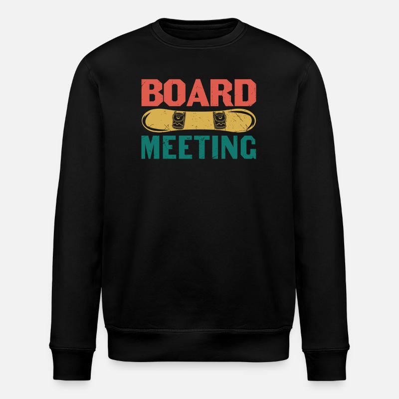 Conseil d’administration Snowboard - Sweat bio ROLLER Stanley/Stella Unisexe - noir