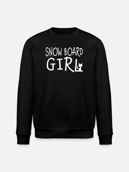 Snowboard Fille - Sweat bio ROLLER Stanley/Stella Unisexe - noir