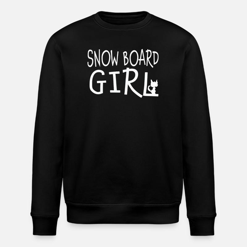 Snowboard Fille - Sweat bio ROLLER Stanley/Stella Unisexe - noir