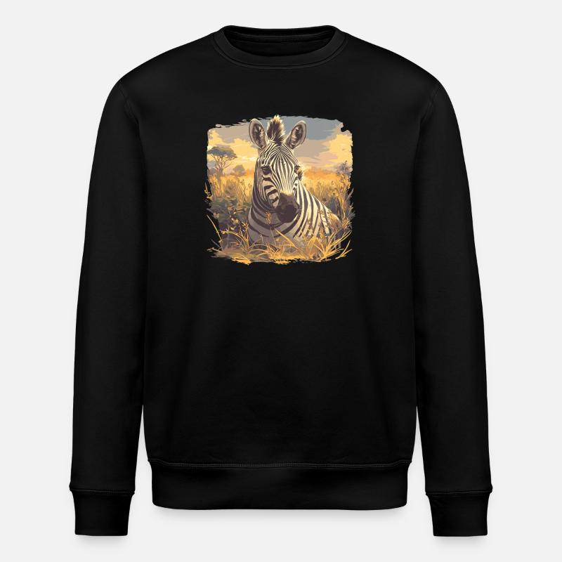 Zèbres Zèbre - Sweat bio ROLLER Stanley/Stella Unisexe - noir
