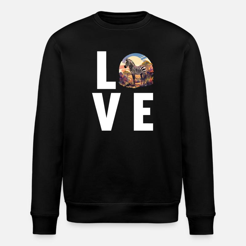 Zèbres Zèbre - Sweat bio ROLLER Stanley/Stella Unisexe - noir