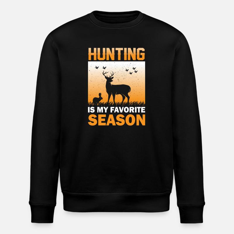 Hunter Gift Hunting Hunting Hunter Exam - Stanley/Stella ROLLER Unisex Organic Sweatshirt - black