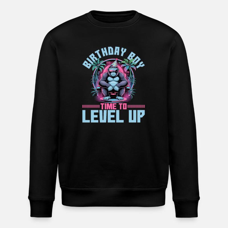 Birthday Gamer VR - Stanley/Stella Unisex Bio-Sweatshirt ROLLER - Schwarz