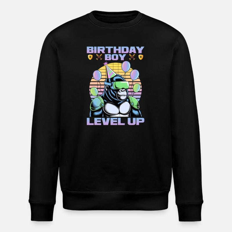 Birthday Gamer VR - Stanley/Stella Unisex Bio-Sweatshirt ROLLER - Schwarz