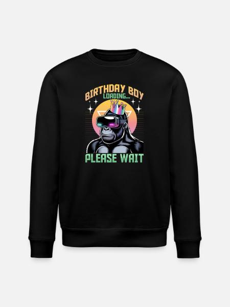 Birthday Gamer VR - Stanley/Stella Unisex Bio-Sweatshirt ROLLER - Schwarz