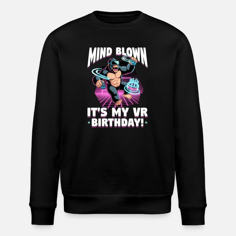 Anniversaire Gamer VR - Sweat bio ROLLER Stanley/Stella Unisexe - noir