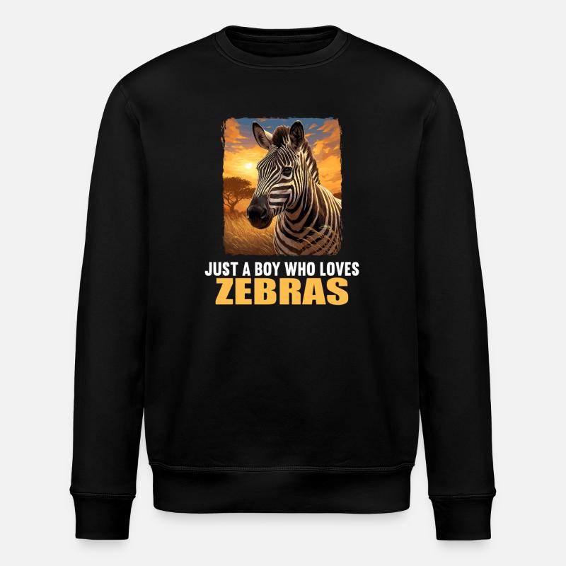 Zèbres Zèbre - Sweat bio ROLLER Stanley/Stella Unisexe - noir