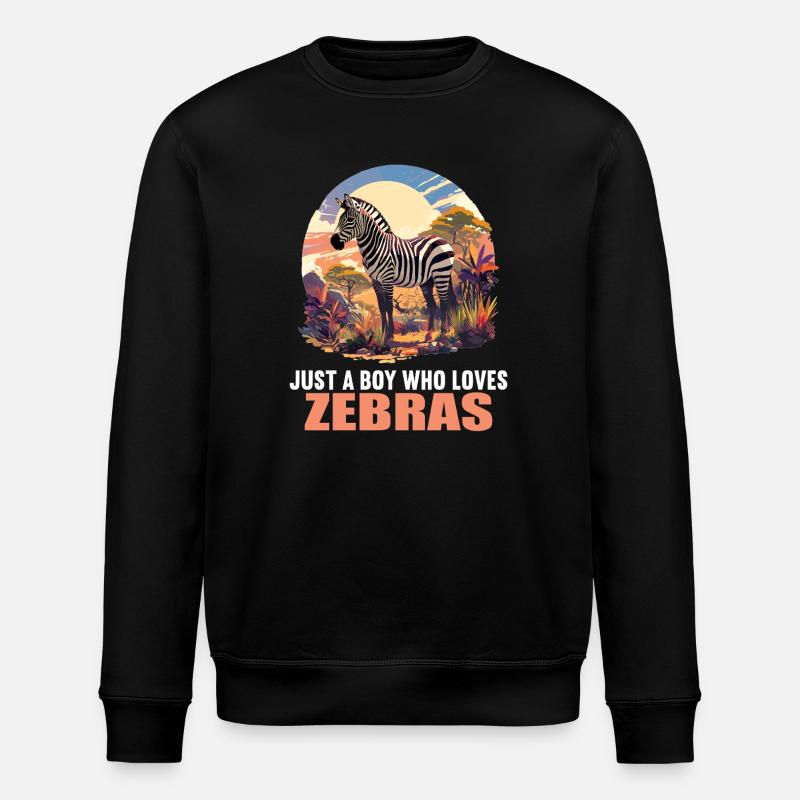 Zèbres Zèbre - Sweat bio ROLLER Stanley/Stella Unisexe - noir
