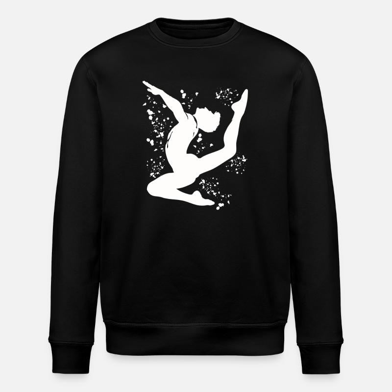 Turner Boden Kunstturnen - Stanley/Stella Unisex Bio-Sweatshirt ROLLER - Schwarz