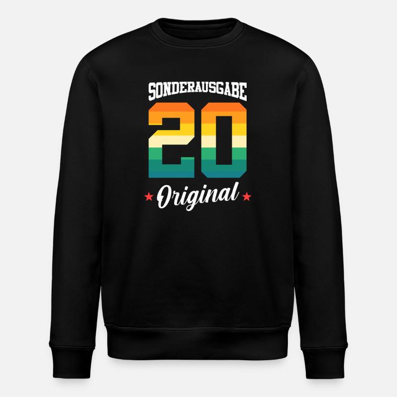 20e anniversaire - Sweat bio ROLLER Stanley/Stella Unisexe - noir