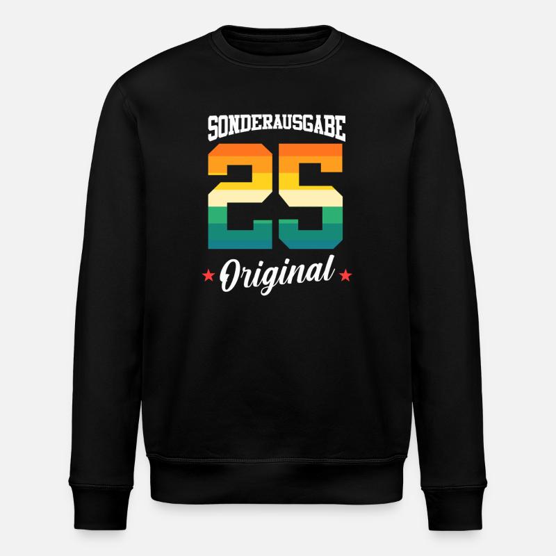 25 Anniversaire - Sweat bio ROLLER Stanley/Stella Unisexe - noir