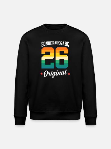 26 Anniversaire - Sweat bio ROLLER Stanley/Stella Unisexe - noir