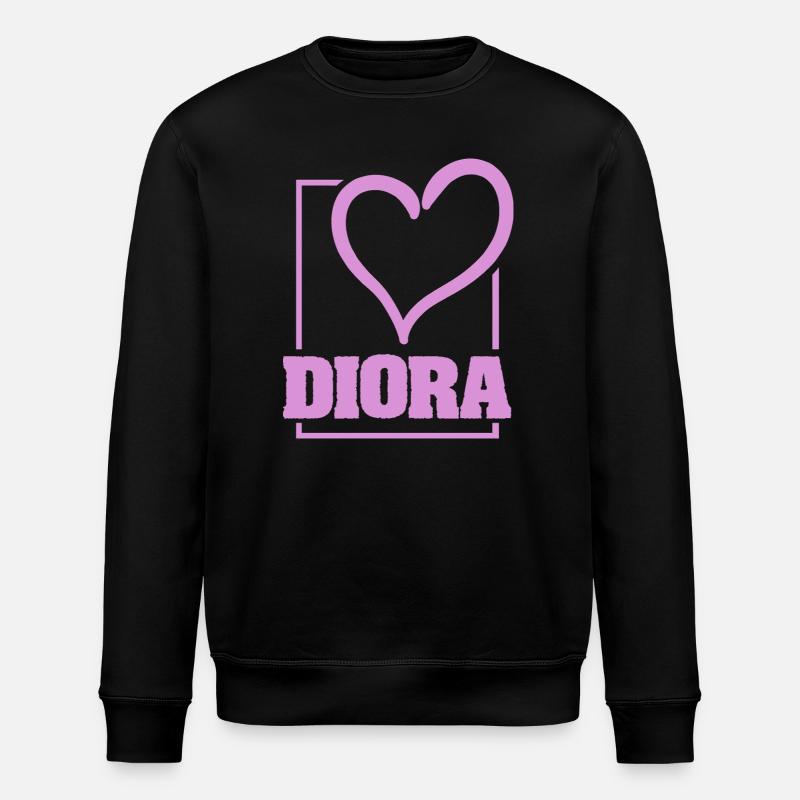 Bachelorette Diora - Stanley/Stella Unisex Bio-Sweatshirt ROLLER - Schwarz