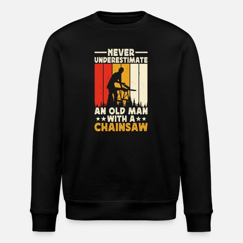 Cadeau drôle de menuisier - Sweat bio ROLLER Stanley/Stella Unisexe - noir