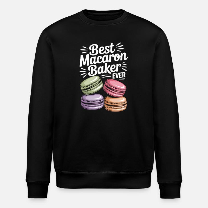 Macaron Desserts Français - Sweat bio ROLLER Stanley/Stella Unisexe - noir