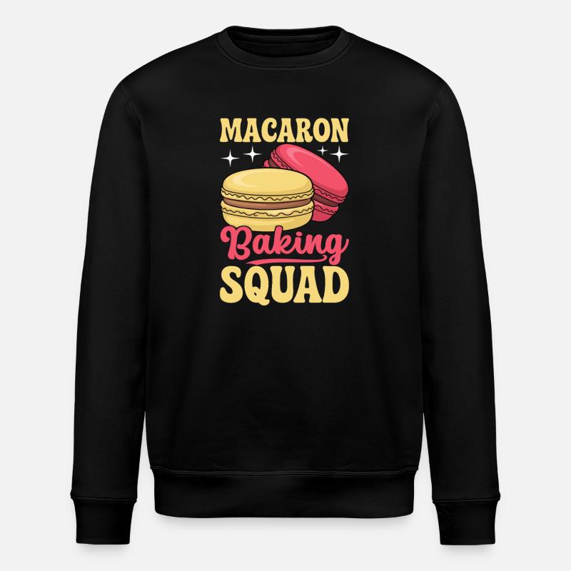 Macaron Desserts Français - Sweat bio ROLLER Stanley/Stella Unisexe - noir