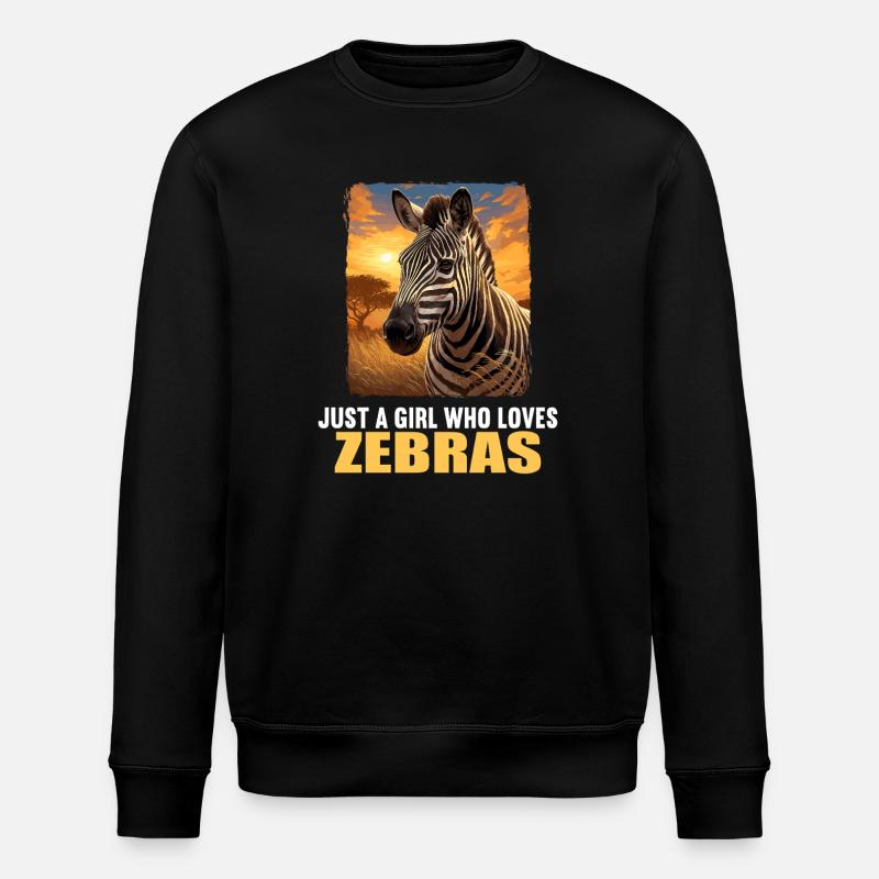 Zèbres Zèbre - Sweat bio ROLLER Stanley/Stella Unisexe - noir