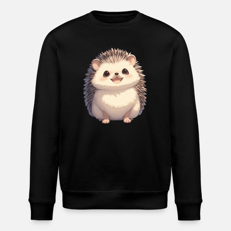 Igel - Stanley/Stella Unisex Bio-Sweatshirt ROLLER - Schwarz