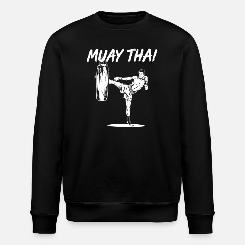 Muay Thai training - Stanley/Stella ROLLER Unisex Organic Sweatshirt - black